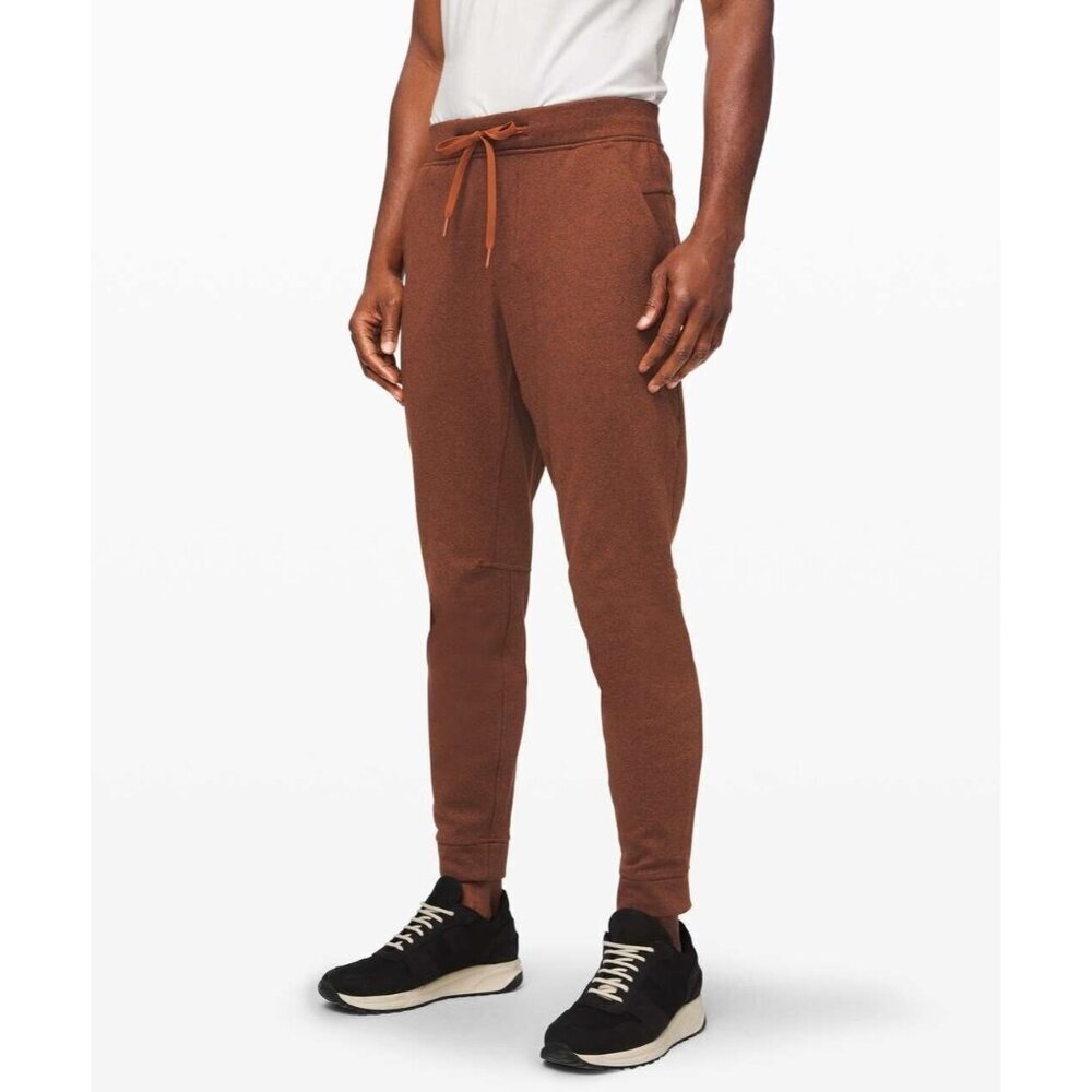 Lululemon City Sweat Jogger *Thermo 29, Size Medium Heathered Dark Terracotta